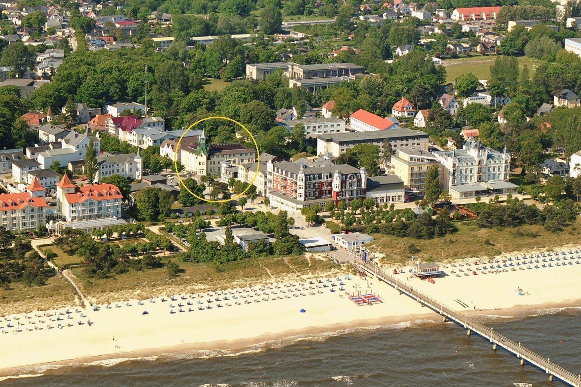Hotel Duenenschloss Mit Private Spa Zinnowitz Exterior foto